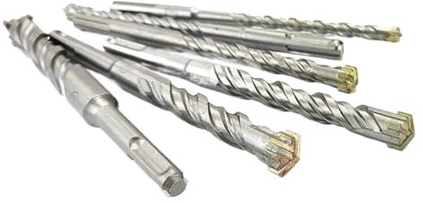 1 broca de impacto for hormigón de cuatro hojas y doble rosca.(20mm x 200mm)
