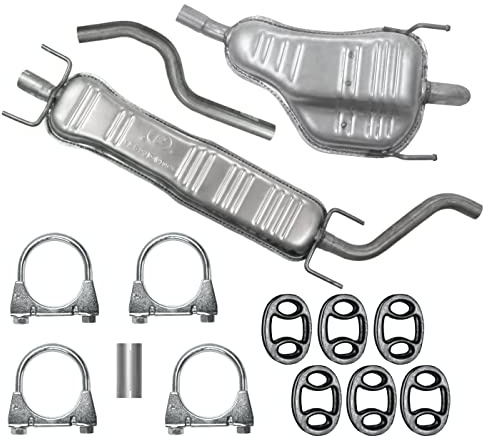 POLMOstrow Auspuff Mitteltopf und Endtopf für Opel Zafira 2 II B 1.6 1.8 2.2 Van 2005-2010
