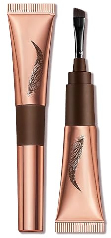 MOTIBACK Augenbrauenfarbe Peel Off Augenbrauen Gel Tint Wasserfester Augenbrauenstift Wischfest Haelt 5 Tage Einfach Abziehbar Fuer Natuerliche Augenbrauen 4 Farben (#04)