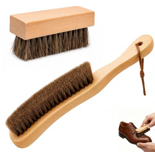 2er Set Kleiderbürste Lederbürste, Fusselbürste Für Kleidung, Textilbürste Für Wolle, Tierhaare Entfernung Von Möbeln Und Autositzen, Kompakte Bürsten Für Haushalt Und Reise
