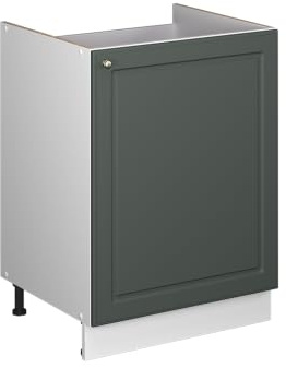 Vicco Meuble Bas sous-évier Fame-Line, Vert Or Campagne/Blanc, 60cm