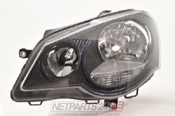 Johns, Scheinwerfer Halogen Front passend für VW Polo 02 9N 04/2005-01/2012 H7 H1 Links