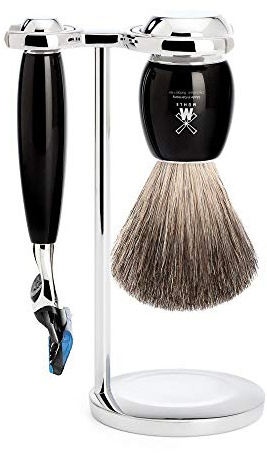 Mühle S81m336f Vivo, Nero 3-piecepure Tasso/Fusion Set da Barba