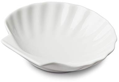 WM Bartleet & Sons 1750 T479 Traditional Porcelain Shell Design Serving Dish 12cm – White