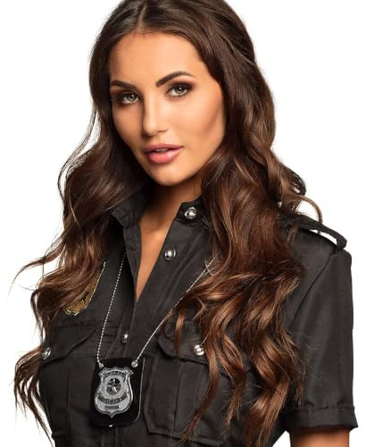 Boland-BOL64333 Collar de la Insignia de Policía, Multicolor (Ciao SRL BOL64333), One Size