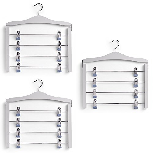 Zeller 17162 Mehrfach Rockb?gel wei? Buche Metall (3x)