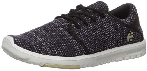 Etnies Women's Scout W's Skate Shoe, Black/White, 5 Medium US