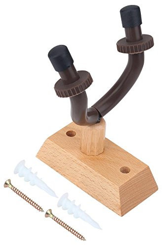 Bnineteenteam Gitarrenwandhaken, robuster Holzwandhakenhalter für Gitarren-Bass-Ukulele