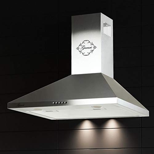 Gurari C 147 Hotte aspirante murale 60 cm •1000m³/h•Hotte murale Luxe fabricant Gurari • 3 vitesses •1000m³/h •LED •Hotte Inox • Recirculation possible