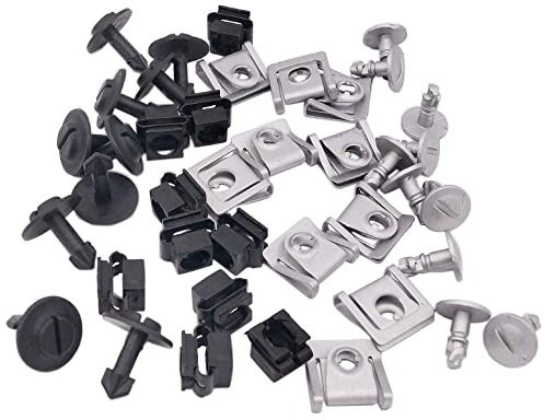 30er Set YOU.S Original Unterboden Motorschutz Befestigung Clips - 8D0805121