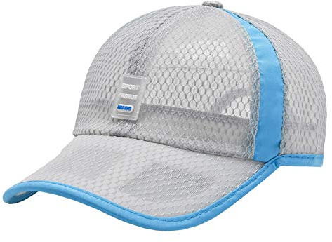 AIEOE Basecap Herren Leicht Atmungsaktiv Baseball Mützen Outdoor Einstellbar Airy Mesh Sonnenhut Sommer Sport Baseballkappe Sonnenhut