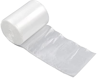Easymanie Bolsas para Basura Pequeña, Transparente Bolsa de La Basura de 6 Litros, 105 Bolsas