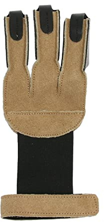 elToro Wild Colorz, Schiesshandschuh | Robustes Wildleder und, mit flexiblen Gummiband, hochwertiger Handschuh für den Bogensport