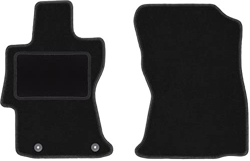 Wielganizator Automatte – Passend für Subaru XV II SUV 2019- – Velours – Autozubehör - Praktische Fußmatte Auto – 2-teilig - schwarz