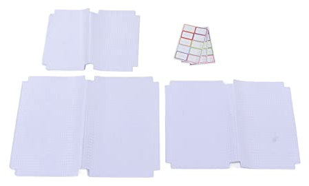 30-teilige Buchumschläge, Transparent, Klar, Matt, Integriert, Wasserdicht, Kratzfest, für Schüler, Lehrbücher, Kunststoff, Bucheinband