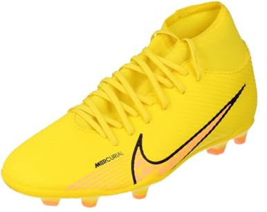 NIKE Superfly 9 Club FG/MG Hombre Botas de Futbol DJ5961 Soccer Cleats (UK 8.5 US 9.5 EU 43, Yellow Strike Sunset Glow 780)