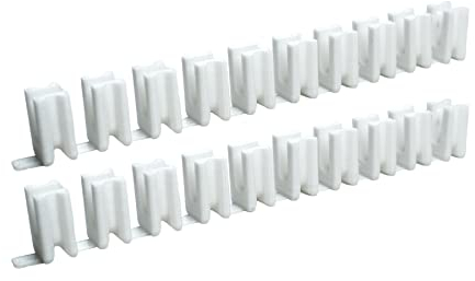 Decoralin 20 Pack Radiator Anti Vibration Inserts Compact Universal Radiator Bracket Packers TPU Rubber