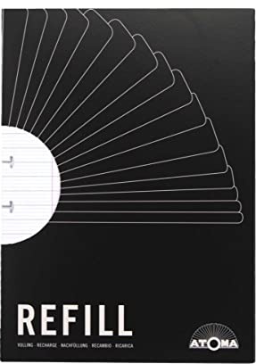 ATOMA Notizbuchsystem - Nachfüllpack - A4 - weiß - Seyes