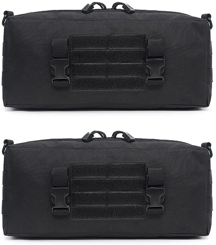 WYNEX Tactical Increment Molle Pouch, vertikale EDC Utility Pouches Militär Mehrzweck Große Kapazität mit Schultergurt Wasserdichtes Zubehör Modulares Design