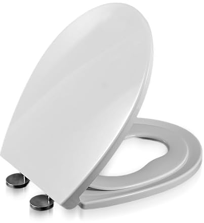 Flipped Warmth WC-Sitz Mit Kindersitz, Toilettendeckel Mit Absenkautomatik Und Quick-Release-Funktion, Klodeckel Mit Absenkautomatik Toilettensitz Kinder O Form,07G