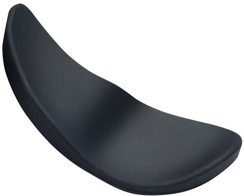 Ergonomische Maus-Handballenauflage, gleitende Handballenauflage Unterstützung Handgelenkauflage für Büro/Arbeit/Gaming (Linke Hand, schwarz)