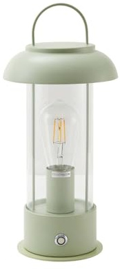 'Yvette'con dimmer táctil (Moderno) en Verde hecho de Metal (1 llama, E27) de Lindby