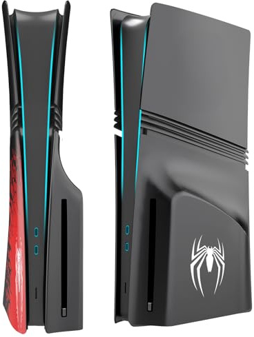 ElitePlay Spider PS5 Pro Disco Cubierta frontal de repuesto para Playstation 5 Pro Modelo Edición de Disco