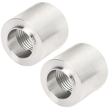 Tire BSP 1/2 Pouce Femelle Raccord de Soudure en Aluminium, Structure Compacte, Durée de Vie Robuste et Longue, Performance Stable, Adaptée au Réservoir de Carter Sec, Facile à