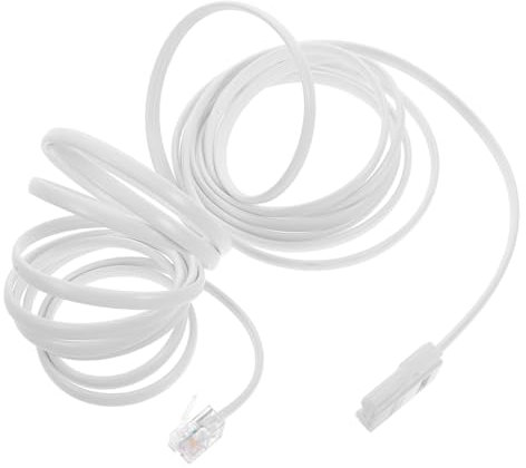 Homoyoyo 3m Cavo Telefonico Fisso Da 3 Metri Prolunga Del Cavo Telefonico Per Modem e Fax Collegamento Di Casa Semplice e Affidabile