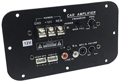 Qaautor Car Subwoofer Amplifier Board, 500W Subwoofer High Power HiFi Amplifier Board DC 12V