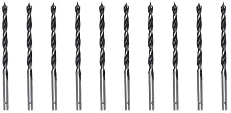 Foyscr 10 Piece 4mm Brad Point Wood Drill Bits,Professional Carbon Steel | Clean Efficient Drilling