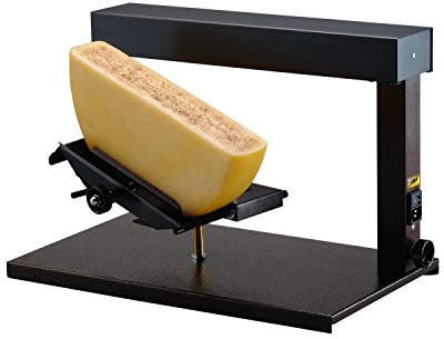 TTM Ambiance Raclette-Ofen, Klassisches Raclette für einen halben Käse, Kippbarer Kombi–Käsehalter für runden und eckigen Käse, 48x27x32 cm, 1000 W