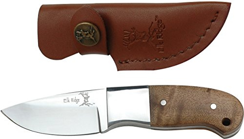 ELK RIDGE Erwachsene ER-111 Taschenmesser, Wurzelholz-Griff, Edelstahl, M