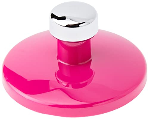 Spirella Handtuchhaken Haken Selbstklebend Bad und Küche Bowl Handtuchhalter Kleiderhaken Ohne Bohren Ø5 cm - Pink