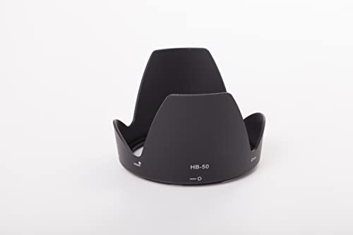 vhbw Paraluce compatibile con Nikon Nikkor AF-S 28-300 f/3.5-5.6 G ED VR Lens 77 mm obiettivo nero, plastica, tulipano, 10,9 cm