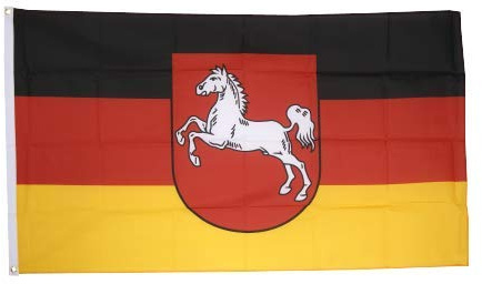 Flaggenfritze® Fahne Flagge Niedersachsen 90 x 150 cm Premiumqualität