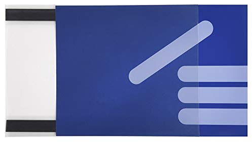 Zeigis - 10 Stück DIN A4 Sichttasche Querformat, magnetisch bruchfest | 10er Paket, leicht lesbar, Antireflex, einfacher Blattwechsel, Bruchfestes PVC, Indoor, langlebig, dezent, transparent