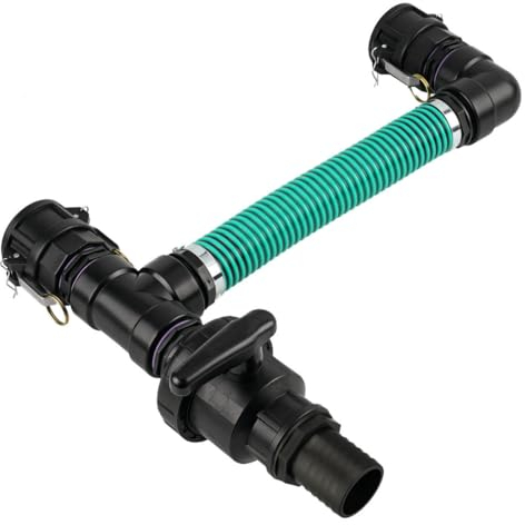 REKUBIK IBC Adapter 2 Camlock Dose - 2 IBC nebeneinander Tankverbindung Schlauch Größe 50mm (2)