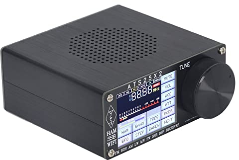 Marhynchus Vollband-Funkempfänger Multi-Modi-DSP-Kurzwellen-Funkempfänger aus Aluminiumlegierung mit Spektrumsabtastung ATS25X2