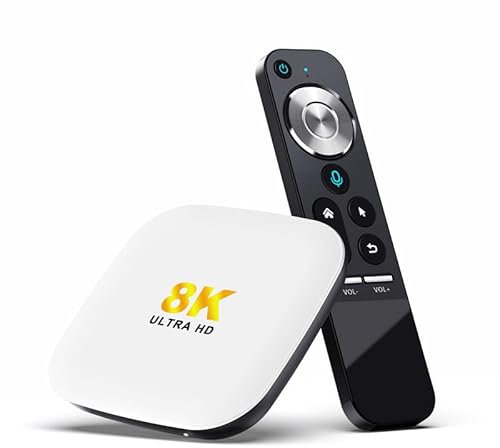 CHROX Android TV Box 13.0, H96 Max M2 Set Top Box 4GB RAM 64GB ROM Rk3528 CPU Quad Core Support 4K HD 3D, 2.4Ghz/5Ghz Dual Wifi with BT 4.0 USB 2.0 Smart TV Box,4GB+64GB