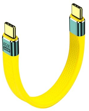SinLoon USB4 Type C extension cable 240W 8K PD fast charging 40Gbps USB C to USB C flat ultra-thin FPC data cable suitable for laptops and mobile phones