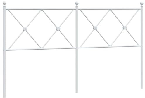 HETFTJN Rückenpolster Wand Wandkissen Kopfenden Wandschutz Bett - Kopfteil Metall Weiß 150 cm für Herbergen Bett Gästezimmer Schlafräume