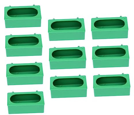 COLLBATH 10stücke Teiliges Vogel-futterstation Hängender Futternapf Für Tauben Und Kleine Vögel Spritzwassergeschützt Langlebig Und Einfach Zu Reinigen Für Und Geschäft