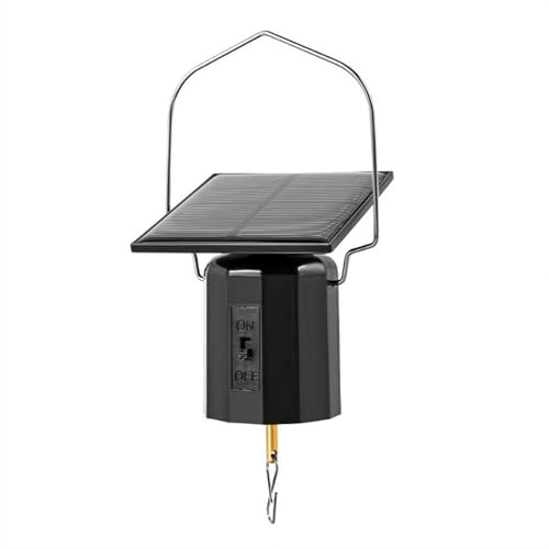 Solarbetriebener Wind Spinner Motor, Solar Spinner für Hof und Garten, Windfänger & Spinner Outdoor, Verstellbarer Haken, Einfache Installation, für Innenhöfe, Balkon, Garten