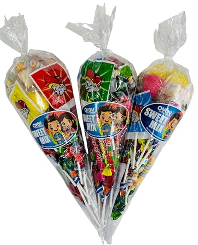 3x OYOY XL Schultüten Füllung passend für 35cm Schultüte I Süßigkeiten für Geschwister Schultüte I kleine Schultüte Füllung I Süßigkeiten Schultüte I 3x 310g