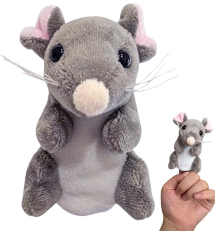 Fingerpuppen,Fingerpuppen für Kleinkinder,Plüsch Mäuse Tier Fingerpuppe Spielzeug | Stofftier-Fingerpuppen, interaktives Plüschspielzeug zum Geschichtenerzählen, Rollenspiele, Weihnachten, Geburtstag