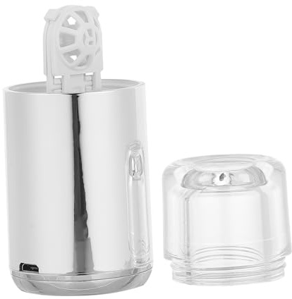 VERDANVERSE Pulitore Elettrico Portatile per Lenti in Plastica Rotazione Vibrante, Dispositivo Facile da Trasportare per Escursioni e Viaggi, Set da Bianco