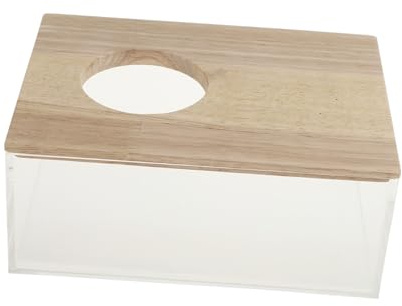 WEKAMOS Haushalts Sandbadewanne aus Acryl für Kleintiere und Meerschweinchen mit Glatter Oberfläche und Sandrückhaltefunktion für Einsatz zu Hause oder Zoofachgeschäft