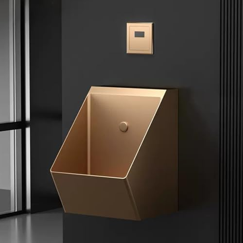 Orinatoio a parete Orinatoio a parete con sensore - Orinatoi commerciali per uomo in acciaio inossidabile 304 con scarico e design anti-schizzo per hotel e bagni pubblici