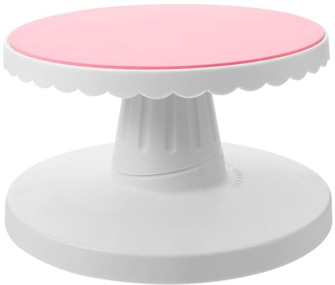 IMIKEYA Supporto per torta girevole con base antiscivolo regolabile per decorazione creativa di torte con base inclinabile per pasticceria fai da te strumento essenziale per decorare torte